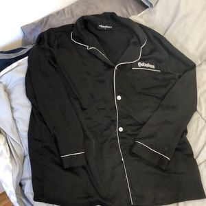 Gotnofears silk button down shirt